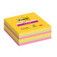 Blocco Post-it Super Sticky - 675-6SS-CARN - a righe - 101 x 101 mm - colori Carnival - 90 fogli - Post-it - conf. 6 pezzi