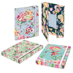 Cartella progetti Nature Flowers - 26 x 34 cm - dorso 3 cm - con elastico - Pigna