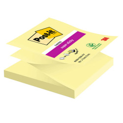 Blocco Post-it Super Sticky Z Notes - R330-123SS-CY - 76 x 76 mm - giallo Canary - 90 fogli - Post-it