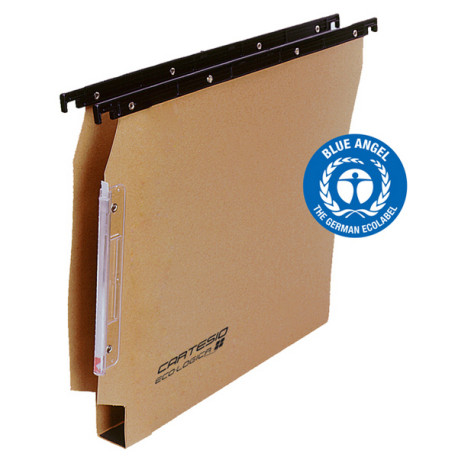 Cartella sospesa Cartesio Eco-logica - armadio - 33 cm - fondo U - 33 x 28 cm - avana - Bertesi