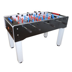 Calcio Balilla da INTERNO con Aste Telescopiche e Vetro Temperato - Biliardino Prefessionale