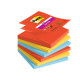 Blocco Post-it Super Sticky Z Notes - R330-6SS-PLAY - 76 x 76 mm - colori Playful - 90 fogli - Post-it - conf. 6 pezzi