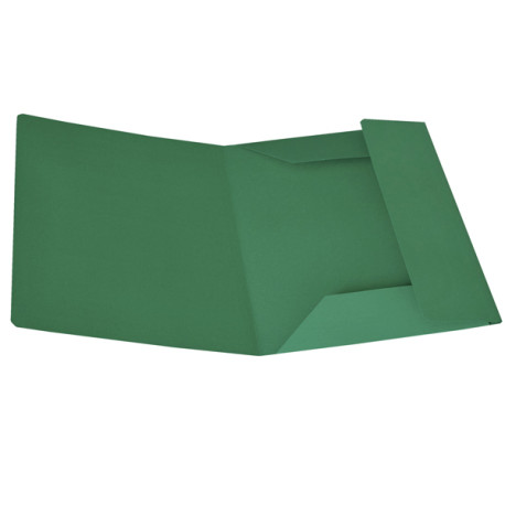 Cartellina 3 lembi - 200 gr - 25 x 34,5 cm - cartoncino bristol - verde - Starline - conf. 25 pezzi