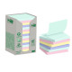 Blocco Post-it Z-Notes Green - R330-1RPT - 76 x 76 mm - colori pastello - 100 fogli - Post-it - conf. 16 pezzi