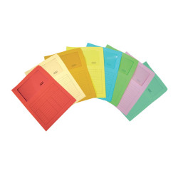 Cartellina a L con finestra Sintex - 120 gr - A4 - arancio - Blasetti - conf. 50 pezzi