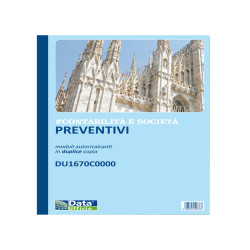Blocco preventivi e ordinativi per banchetti - 50/50 copie autoric. - f.to 29,7 x 21,5 cm - DU1670C0000 - Data Ufficio