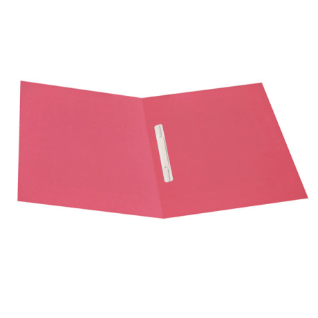 Cartellina semplice con pressino - 200 gr - 25 x 34 cm - cartoncino riciclato manilla - magenta - Cartotecnica del Garda - conf