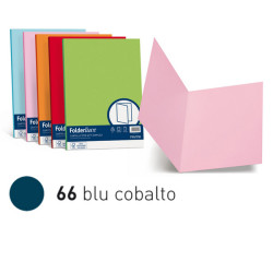 Cartellina semplice Luce - 200 gr - A4 - blu cobalto - cartoncino bristol - Favini - conf. 50 pezzi