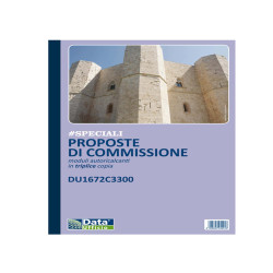 Blocco proposte commissione - 33/33/33 copie autoricopianti - 29,7 x 21,5 cm - DU1672C3300 - Data Ufficio