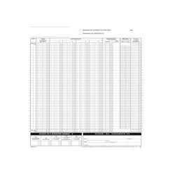 Blocco registro corrispettivi - 12/12 copie autoric. - 29,7 x 21,5 cm - DU168512C00 - Data Ufficio