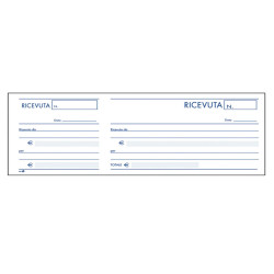 Blocco ricevute generiche - 10 x 22cm - 100 fogli - BM