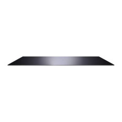 Meliconi Rotobase Elite L - Piano girevole - per pannello piatto - vetro temperato - nero