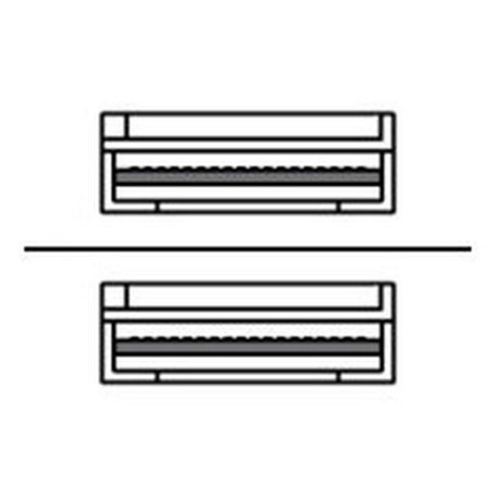 Ruckus - Cavo applicazione diretta 40GBase - QSFP+ a QSFP+ - 50 cm - passivo (pacchetto di 8)
