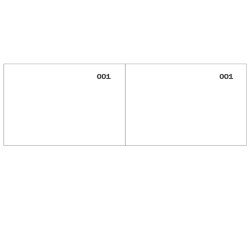Blocco scontrino 2 sezioni - 100 copie numerate - bianco - 5,8 x 13 cm - DU160000010 - Data Ufficio