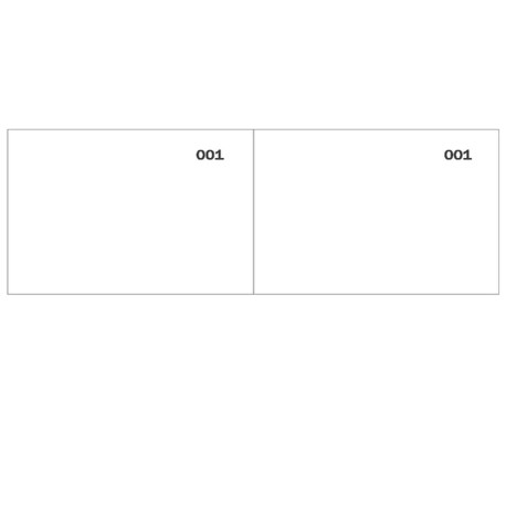 Blocco scontrino 2 sezioni - 100 copie numerate - bianco - 5,8 x 13 cm - DU160000010 - Data Ufficio