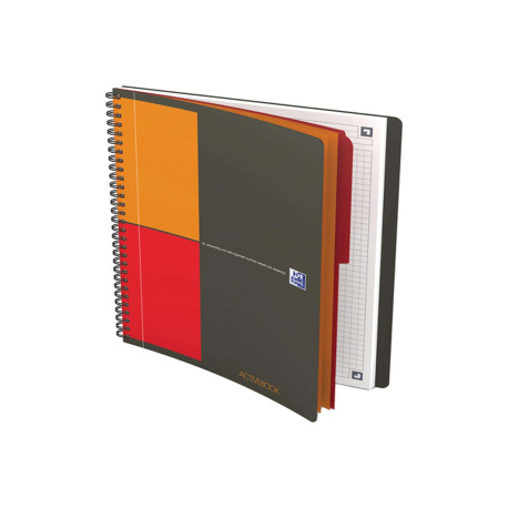 Blocco spiralato International Favorit - formato Activebook - 18 x 25cm - 80gr - 80 fogli - Oxford
