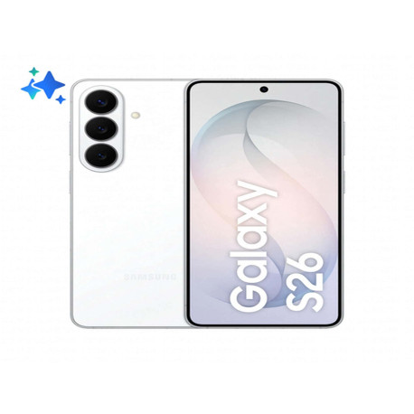 Samsung Galaxy S26 Smartphone AI, 512GB, Processore avanzato, Assistente Foto, Creative Studio, Camera 50 MP, 4300 mAh, White, 
