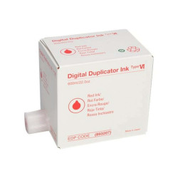 Ricoh Type VI - Confezione da 5 - 600 ml - rosso - originale - ricarica inchiostro