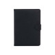 Riva Case 3017 - Flip cover per tablet - pelle di poliuretano - nero - 10.1"
