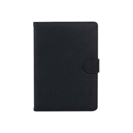 Riva Case 3017 - Flip cover per tablet - pelle di poliuretano - nero - 10.1"