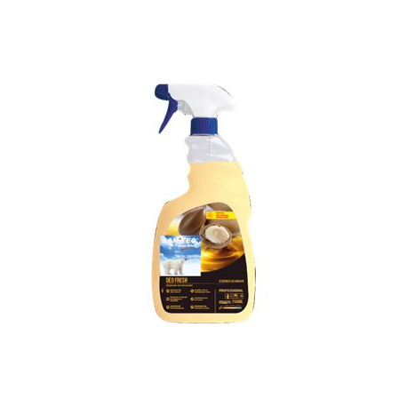 Sanitec DEO FRESH - Deodorante - liquido - spray in flacone - 750 ml - essenza di argan - professionale - ambra (pacchetto di 6