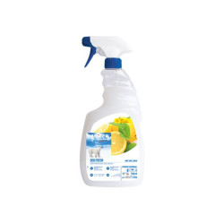 Sanitec DEO FRESH - Deodorante - liquido - spray in flacone - 750 ml - limone, menta - professionale (pacchetto di 6)