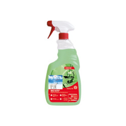 Sanitec MULTI ACTIV - Sgrassante / disinfettante - liquido - spray in flacone - 750 ml - alcol - professionale - verde (pacchet