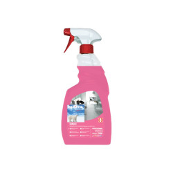 Sanitec SANIALC - Detergente - liquido - spray in flacone - 750 ml - professionale - rosa (pacchetto di 6)