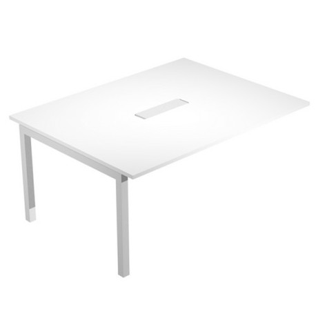 Modulo aggiuntivo per tavolo riunioni Agorà - 6 posti - 160 x 120 x 72,5 cm - bianco - Artexport