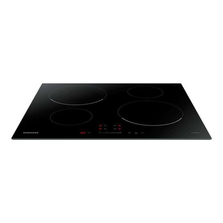Samsung NZ64T3707AK - Piano cottura a induzione - 4 piastre - Nicchia - larghezza: 56 cm - prof. 49 cm - con estremità sfaccett