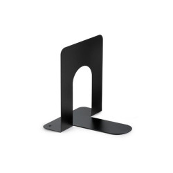 Coppia reggilibri - 12,7 x 16,5 x 16,5 cm - metallo - nero