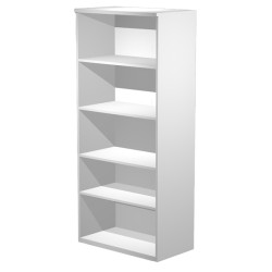 Mobile Agorà - alto a giorno - 80 x 45 x 181,8 cm - bianco