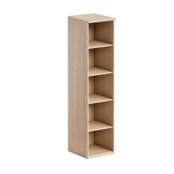 Mobile Agorà - alto a giorno - 45 x 46 x 181,8 cm - rovere - Artexport