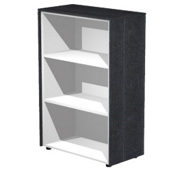 Mobile Prestige - medio a giorno - 82,8 x 43 x 119,8 cm - nero venato