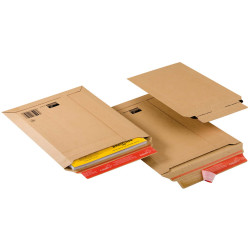 Busta a sacco CP 010 in cartone - adesivo permanente - formato A3 (340 x 500 mm) - altezza massima 50 mm - avana - ColomPac