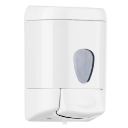 Dispenser da muro Prestige per sapone liquido - capacità 0,55 L - bianco - Mar Plast