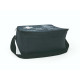 Borsa termica in nylon blu con chiusura centrale zip cm 20 x 14 x 13