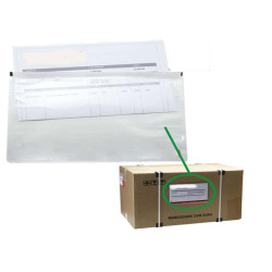 Busta adesiva portadocumenti - senza stampa - 17,5 x 13 cm - PPL - trasparente - Starline - conf. 100 pezzi