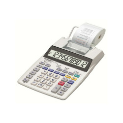 Calcolatrice da tavolo scrivente EL1750V - 150x230x51,5 mm - 12 cifre - Bianco - Sharp - EL1750V
