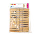 Molletta in legno - 72 x 10 mm - DECO - busta 50 pezzi