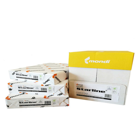 Carta bianca Starline - A4 - 80 gr - risma da 500 fogli - ordine drop max 25 risme