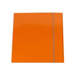 Cartella 3 lembi con elastico Queen - A4 - dorso variabile - cartone plastificato - arancio - Starline