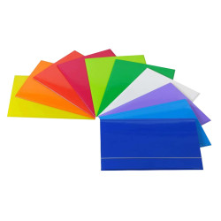 Cartella 3 lembi con elastico Queen - A4 - dorso variabile - cartone plastificato - colori assortiti - Starline