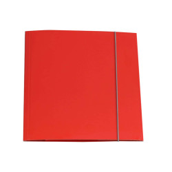 Cartella 3 lembi con elastico Queen - A4 - dorso variabile - cartone plastificato - rosso - Starline