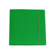 Cartella 3 lembi con elastico Queen - A4 - dorso variabile - cartone plastificato - verde - Starline