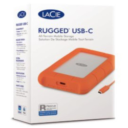 2TB LACIE RUGGED HDD USB-C