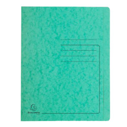 Cartella ad aghi - verde - Exacompta - 25 pezzi