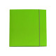Cartella 3 lembi con elastico Queen - A4 - dorso variabile - cartone plastificato - verde prato - Starline