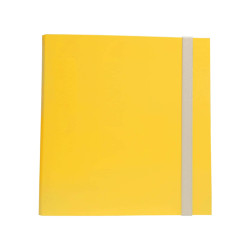 Cartella progetto - con elastico - dorso 3 cm - giallo - Starline