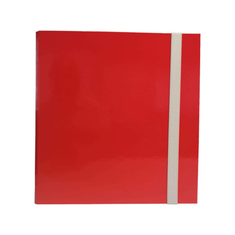 Cartella progetto - con elastico - dorso 3 cm - rosso - Starline